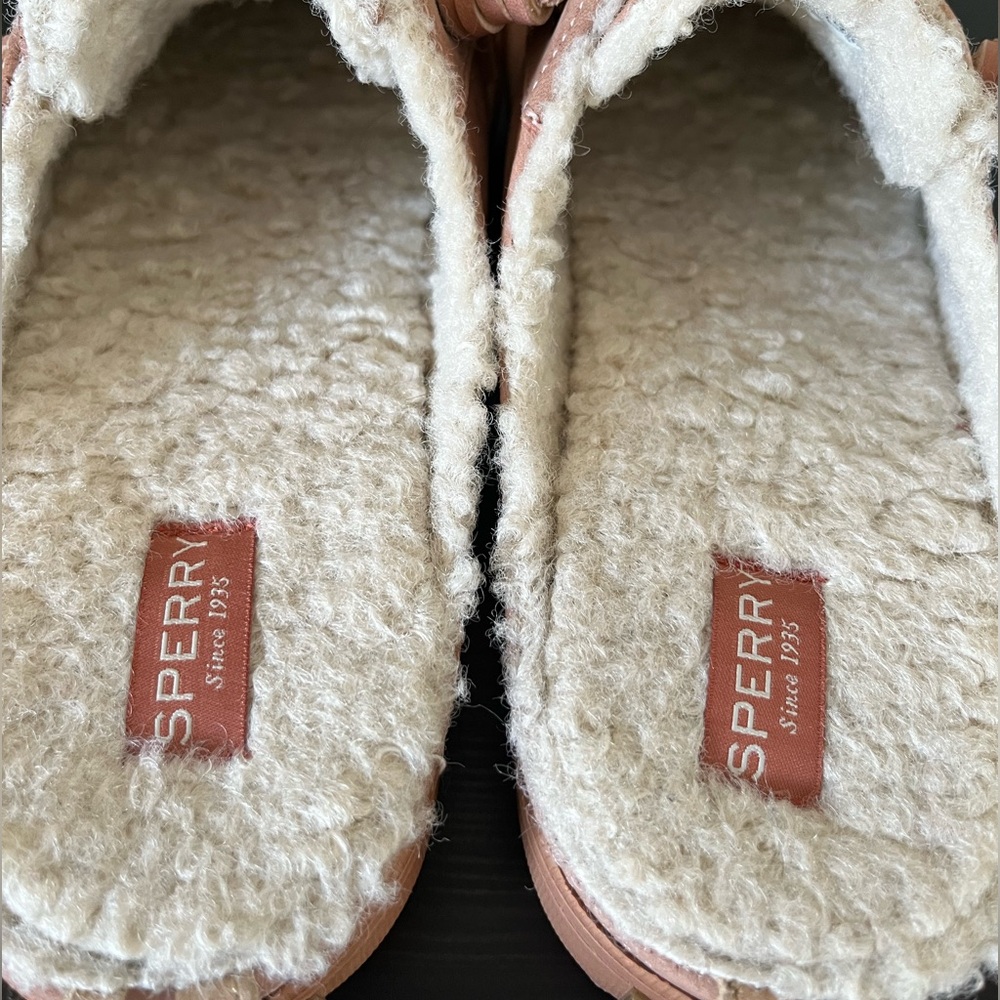 Sperry Light pink leather slip on sneakers. Size 6 - Picture 6 of 9